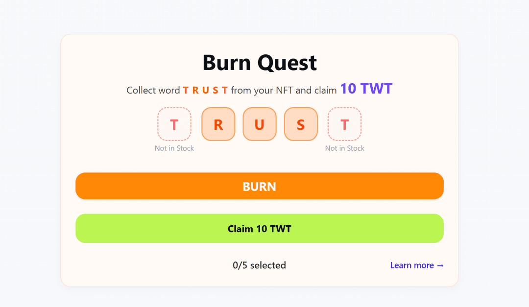 Burn Quests section 2